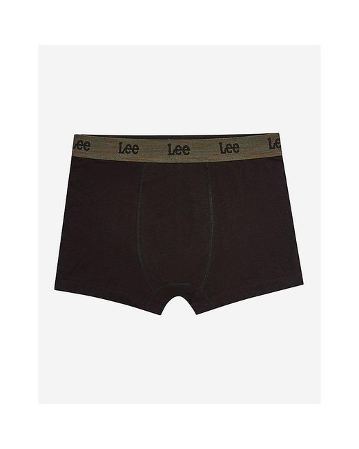 Lee Jeans Black 3-Pack Trunks for men