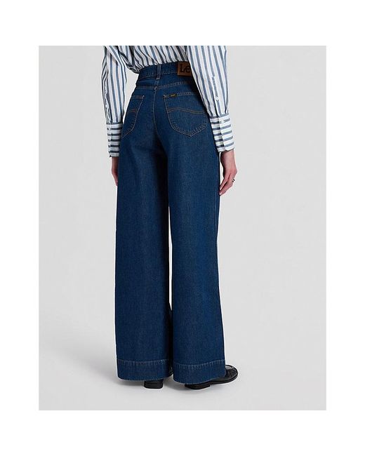 Lee Jeans Blue Extreme Stella Wide Leg Jean Size 24X31