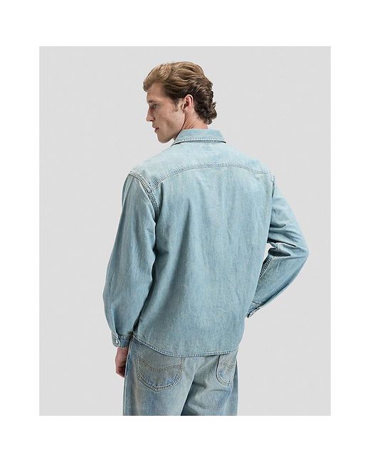Lee Jeans Blue 101 Plus Cowboy Shirt for men