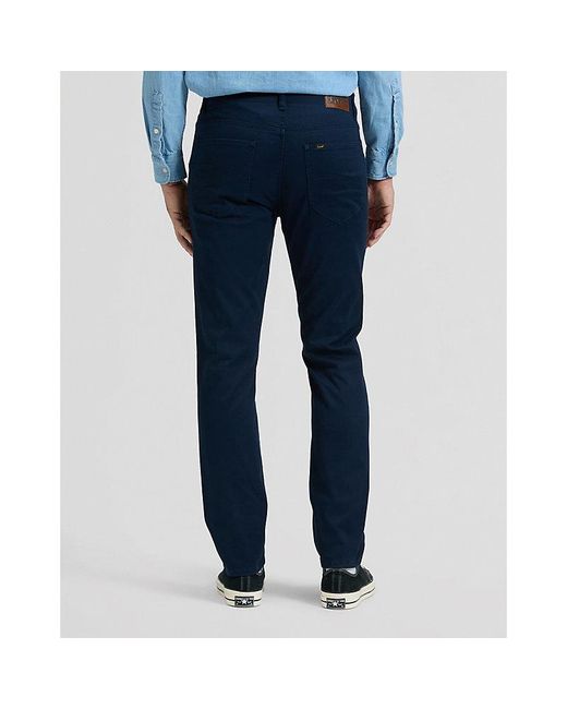 Lee Jeans Blue Mvp Slim Lightweight Trousers Size 28X32 for men