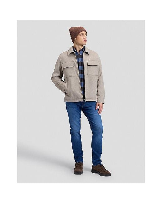 Lee Jeans Brown Core Beanie Größe