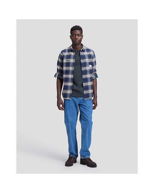 Lee Jeans Blue Workwear Relaxed Shirt 2.0 for men