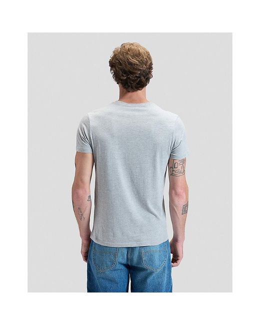 Lee Jeans Blue Twin Pack Slim Crew Tees for men