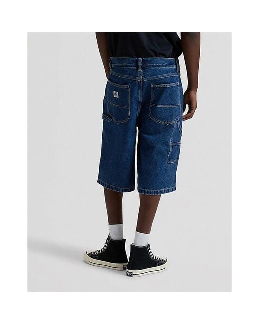 Lee Jeans Blue Workwear Loose Skater Short for men