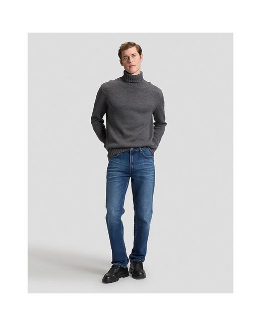 Lee Jeans Gray Relaxed Turtleneck Sweater for men