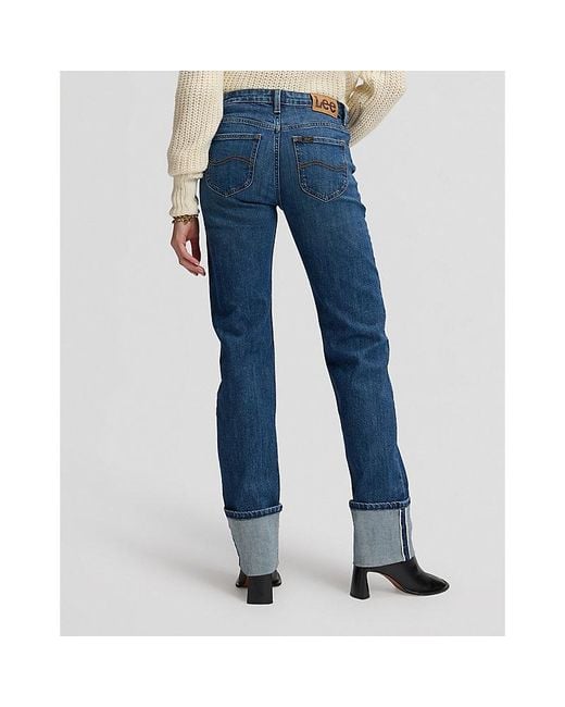 Lee Jeans Blue London Regular Straight Selvedge Jean Size 24X31