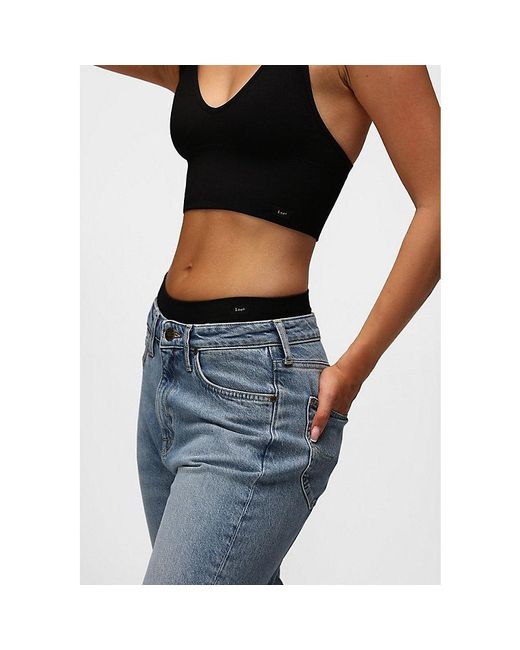 Lee Jeans Black Strappy Rib Bralette