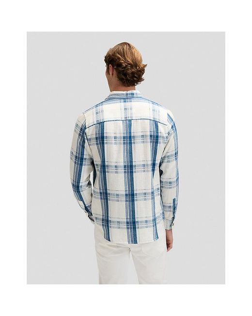 Lee Jeans Blue Regular Sure Shirt for men