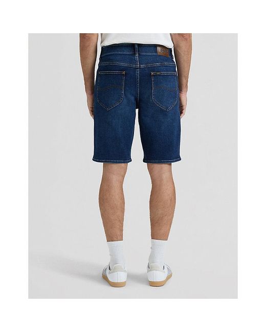 Lee Jeans Blue Extreme Motion Regular 5 Pocket Short for men
