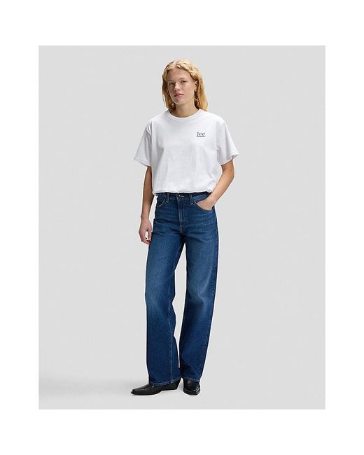 Lee Jeans White Modern Relaxed Maker Tee