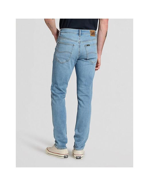 Lee Jeans Blue Luke Slim Tapered High Stretch Jean Size 28X32 for men