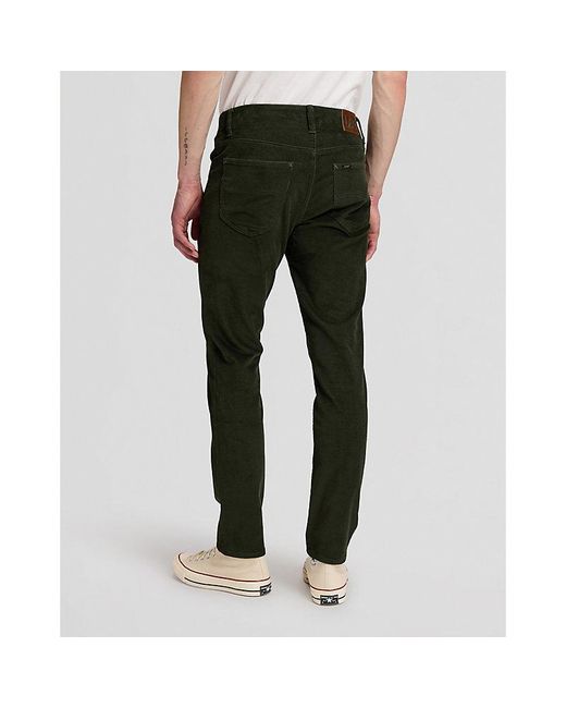 Lee Jeans Green Mvp Slim Corduroy Trousers Size 28X32 for men