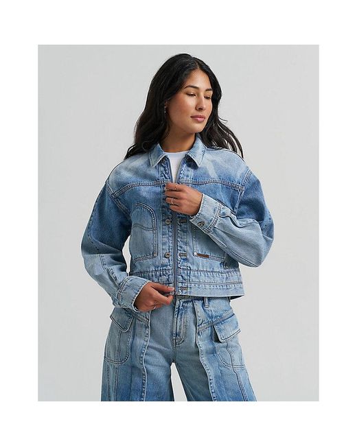 Lee Jeans Blue X Feng Chen Wang Cropped Jacket