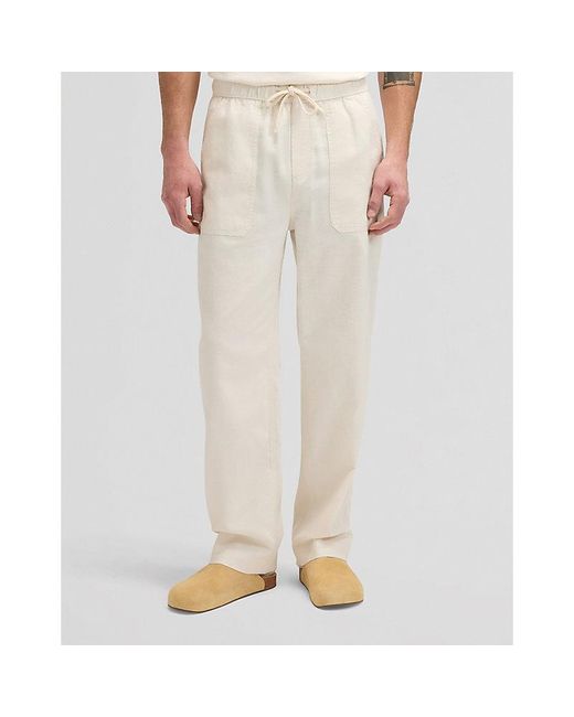 Lee Jeans Natural Utility Relaxed Drawstring Trousers for men