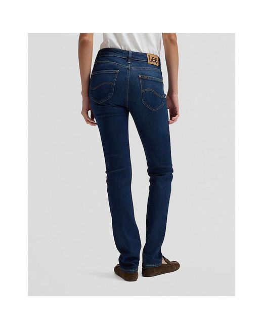 Lee Jeans Blue Marion Straight Jean Size 26X31