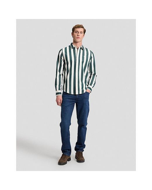 Lee Jeans Blue Regular Shirt for men