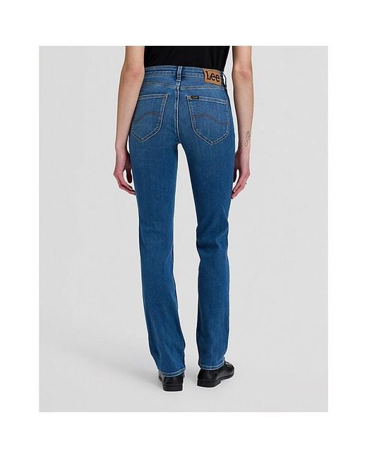 Lee Jeans Blue Marion Straight Jean Size 26X31