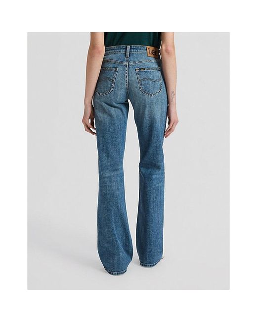 Lee Jeans Blue Regular Bow Flare Jean Authentic Size 24X31