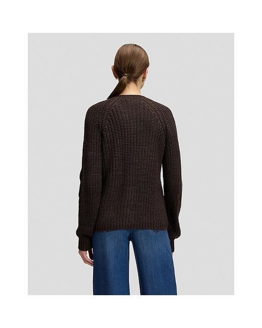 Lee Jeans Blue Loose Chunky Cardigan