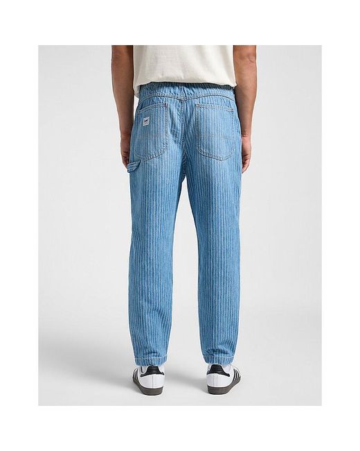Lee Jeans Blue Drawstring Carpenter