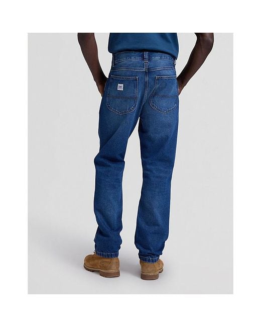 Lee Jeans Blue Workwear Haden Relaxed Straight Jean Size 28X32 for men
