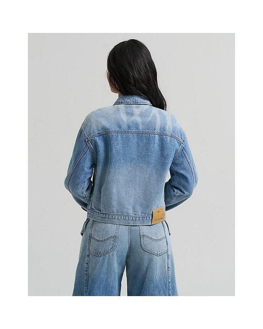 Lee Jeans Blue X Feng Chen Wang Cropped Jacket