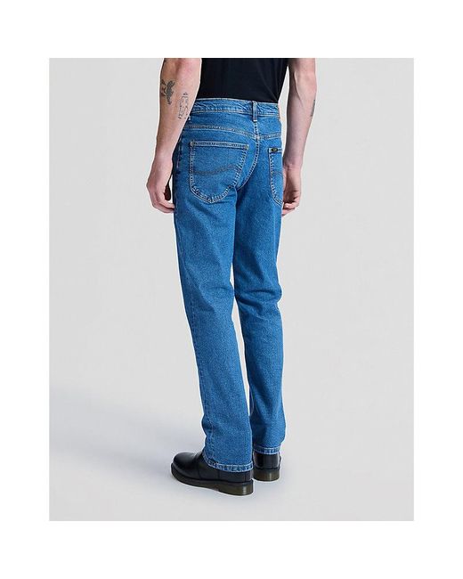 Lee Jeans Blue Brooklyn Straight Jean Size 30X32 for men