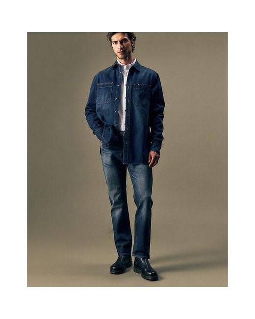 Lee Jeans Blue Relaxed Shirt for men