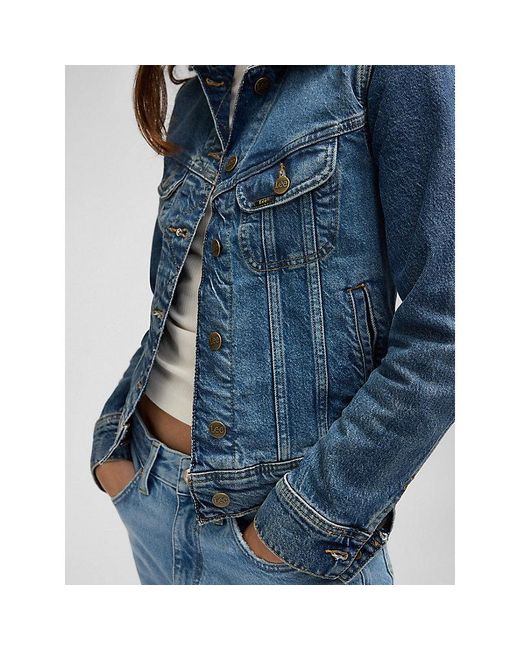 Lee Jeans Blue Regular Rider Jacket