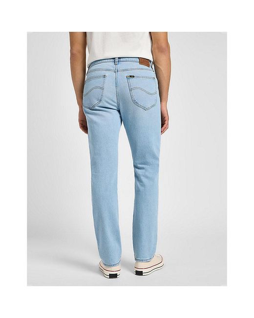 Lee Jeans Blue West Regular Straight Low Stretch Jean Size 26X32 for men