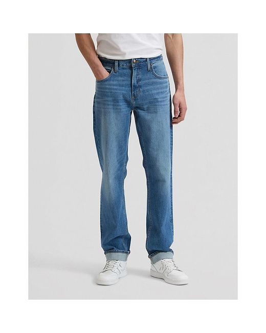 Lee Jeans Blue Haden Relaxed Selvedge Denim Jean Size 26X32 for men