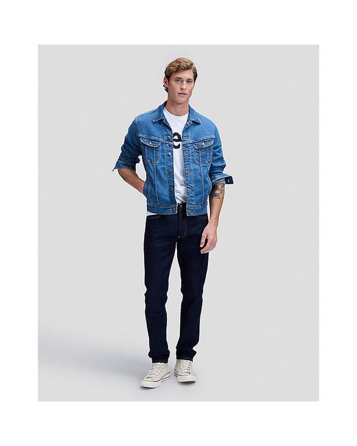 Lee Jeans White Regular Wobbly Logo Tee for men