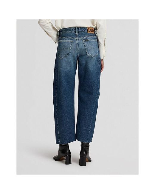 Lee Jeans Blue Rider Loose Barrel Jean Size 24X31