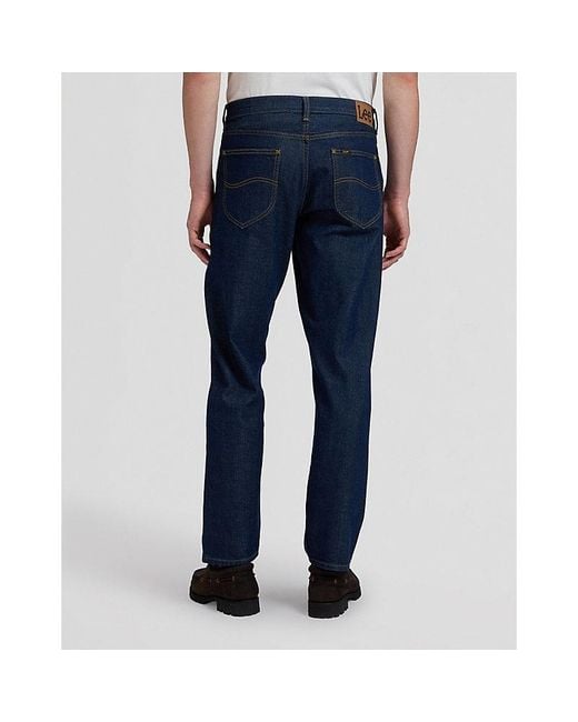 Lee Jeans Blue Owen Relaxed Tapered Jean Size 28X32 for men