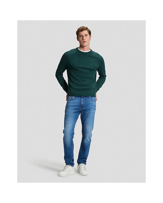 Lee Jeans Green Regular Raglan Sweater for men