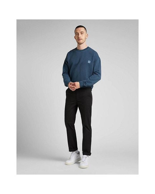 Lee Jeans Black Regular Lightweight Chino Pant Size 26X32 for men