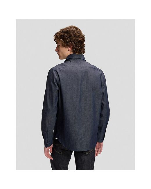 Lee Jeans Blue 101 Heritage Workwear Relaxed Shirt for men