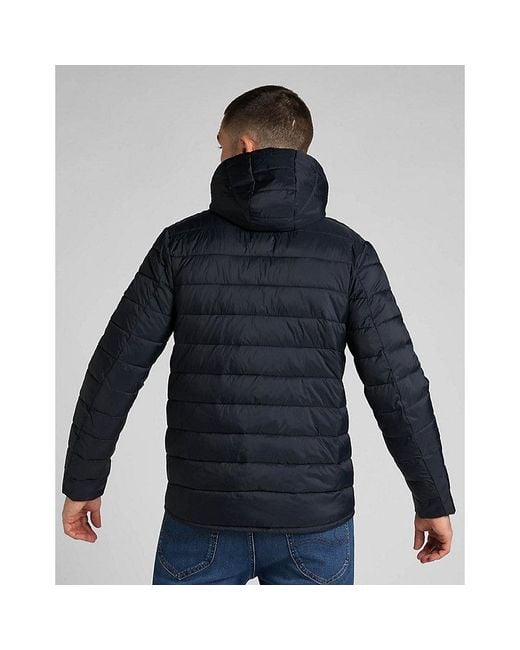 Lee Jeans Blue Light Puffer Jacket for men