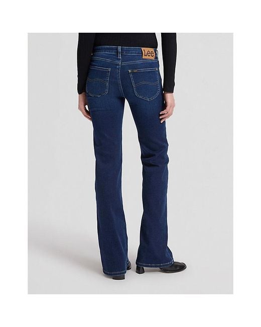 Lee Jeans Blue Lana Mid Rise Bootcut Jean Size 24X31
