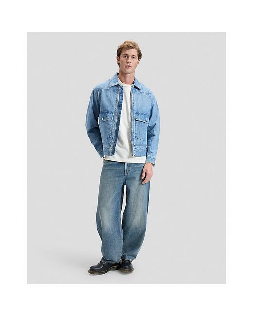 Lee Jeans Blue Utility Jacket for men