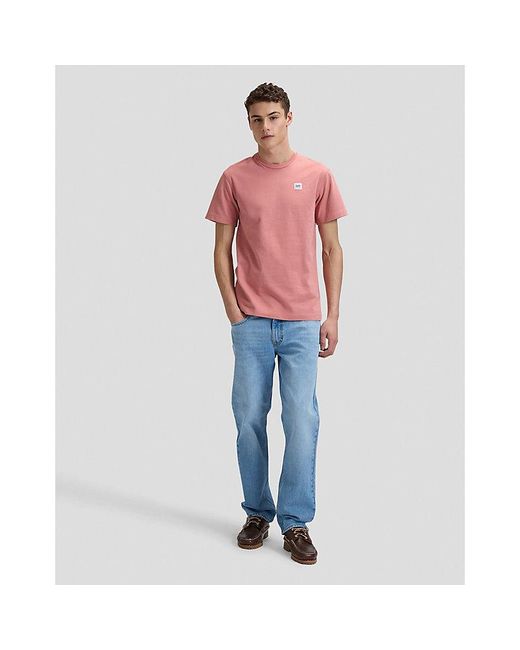 Lee Jeans Red Workwear Relaxed Tee for men