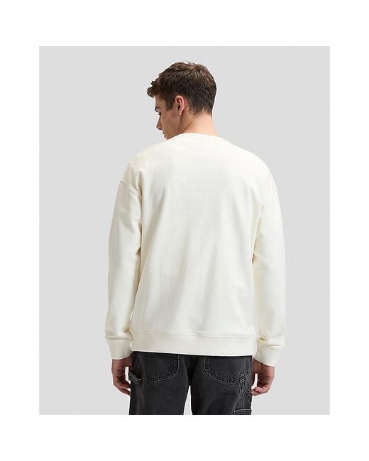 Lee Jeans White Workwear Essential Relaxed Crew for men