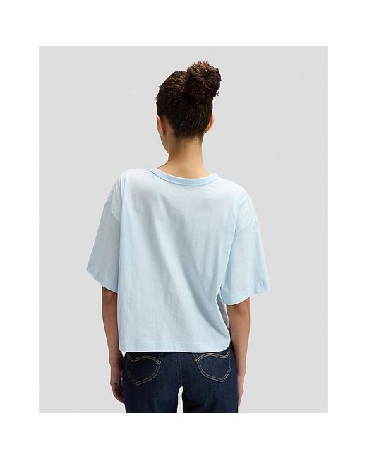 Lee Jeans Blue Relaxed Boxy Tee