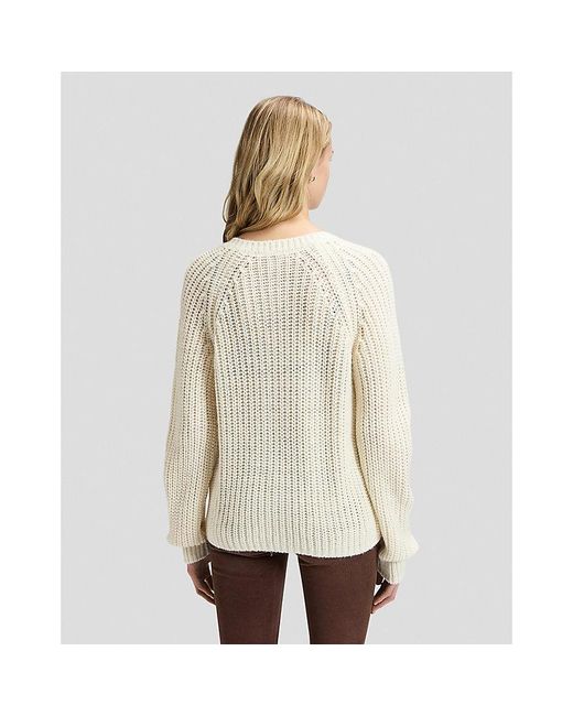 Lee Jeans White Loose Chunky Cardigan