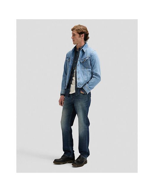 Lee Jeans Blue Regular Sure Shirt for men