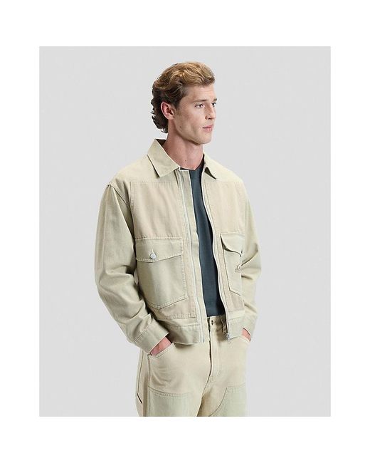 Lee Jeans Blue Utility Jacket for men