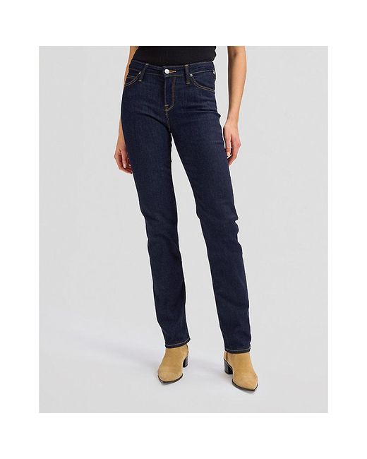 Lee Jeans Blue Marion Straight Jean Size 26X31