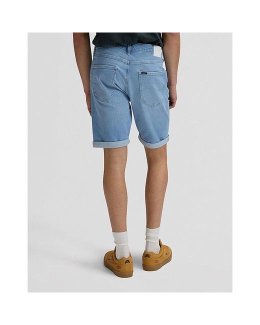 Lee Jeans Blue Regular 5 Pocket Short for men