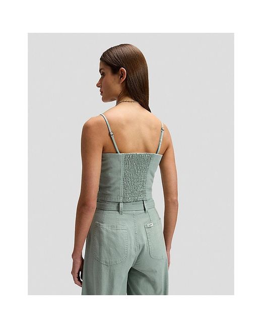 Lee Jeans Green Slim Strappy Tank