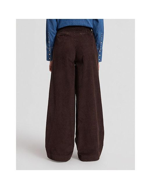 Lee Jeans Blue Wide Leg Chino Trousers Size 24X31